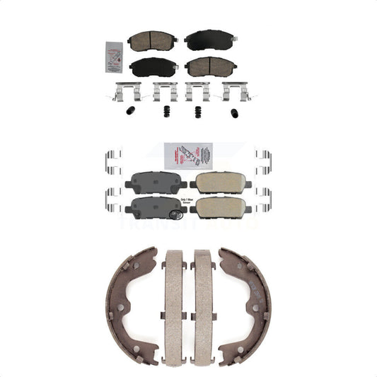 Ceramic Disc Brake Pads Front Rear Kit For Nissan Altima 350Z INFINITI G35