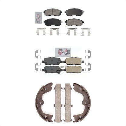Ceramic Disc Brake Pads Front Rear Kit For Nissan Altima 350Z INFINITI G35