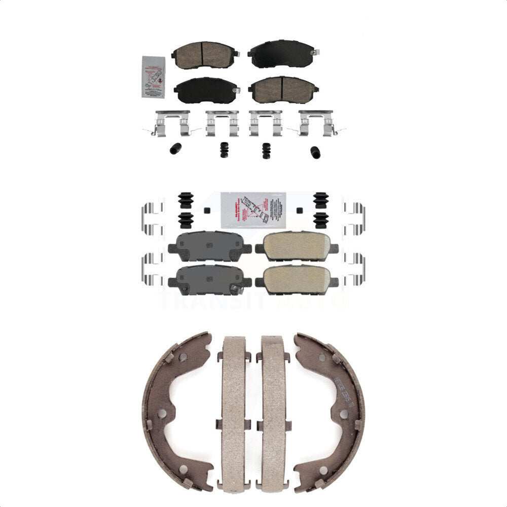 Ceramic Disc Brake Pads Front Rear Kit For Nissan Altima 350Z INFINITI G35