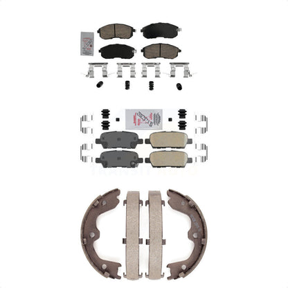 Ceramic Disc Brake Pads Front Rear Kit For Nissan Altima 350Z INFINITI G35