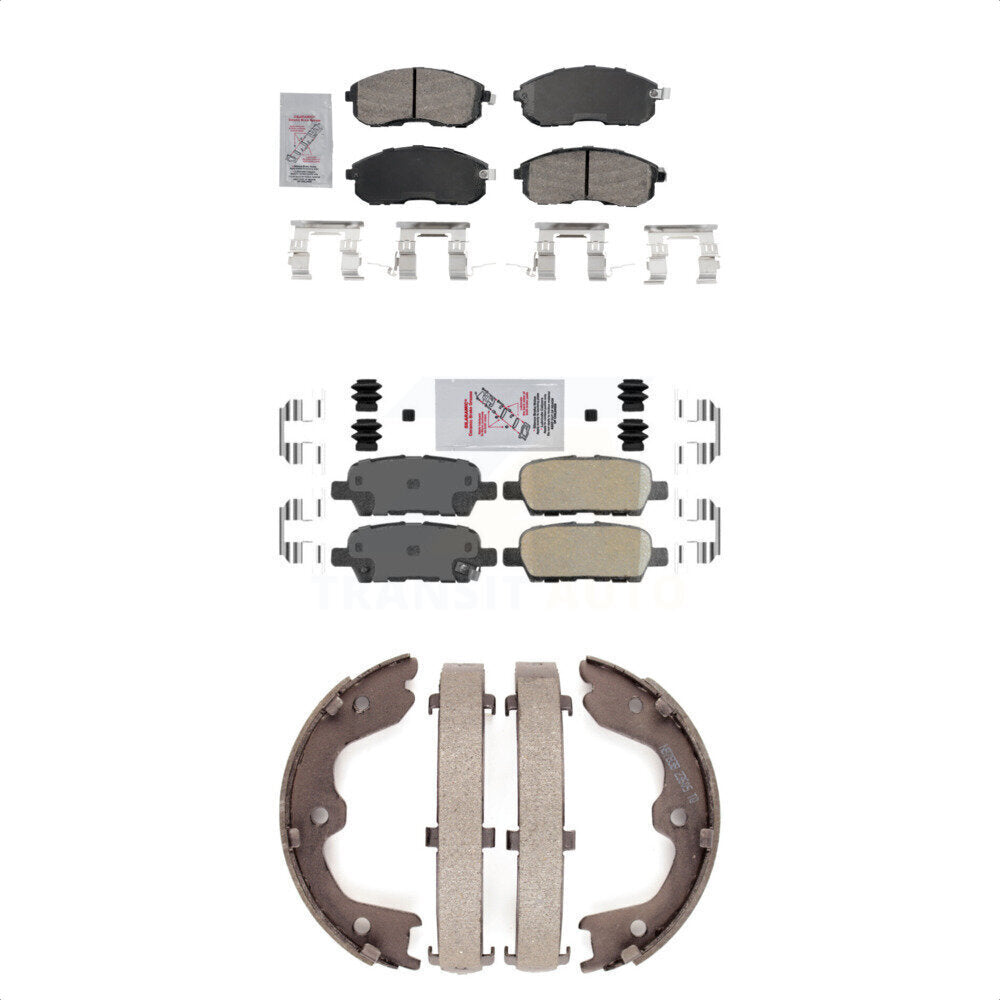 Ceramic Disc Brake Pads Front Rear Kit For Nissan Altima 350Z INFINITI G35