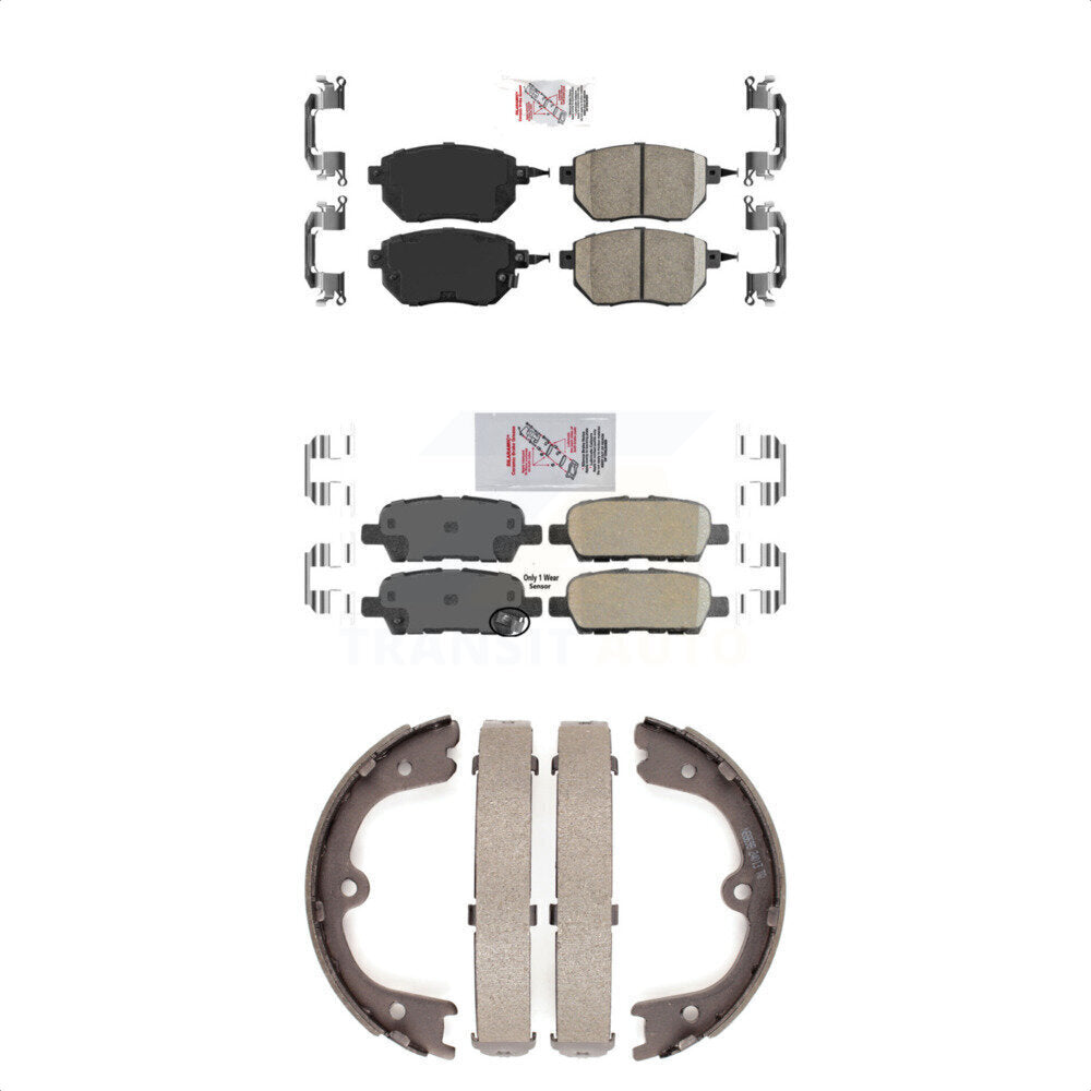 Ceramic Disc Brake Pads Front Rear Kit For Nissan Murano