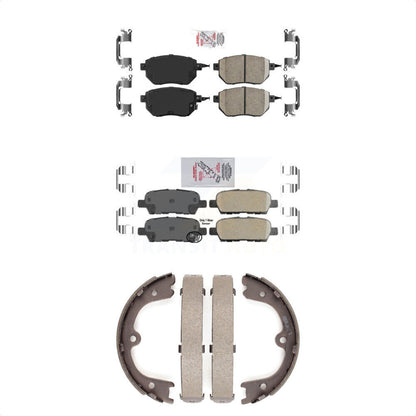 Ceramic Disc Brake Pads Front Rear Kit For Nissan Murano