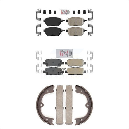 Ceramic Disc Brake Pads Front Rear Kit For Nissan Murano