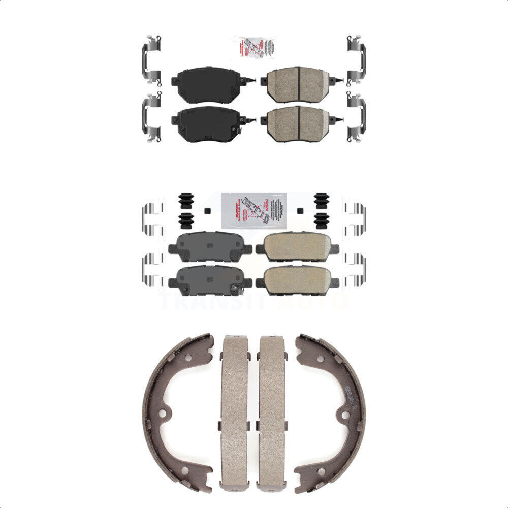 Ceramic Disc Brake Pads Front Rear Kit For Nissan Murano