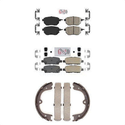 Ceramic Disc Brake Pads Front Rear Kit For Nissan Murano