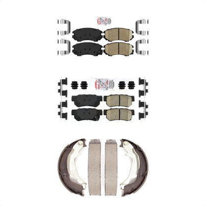 Ceramic Disc Brake Pads Front Rear Kit For Hyundai Sonata Kia Optima