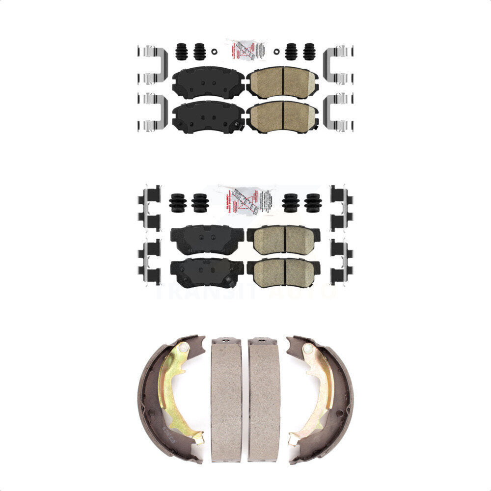 Ceramic Disc Brake Pads Front Rear Kit For Hyundai Tucson Kia Sportage