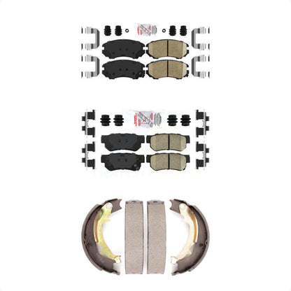 Ceramic Disc Brake Pads Front Rear Kit For Hyundai Tucson Kia Sportage