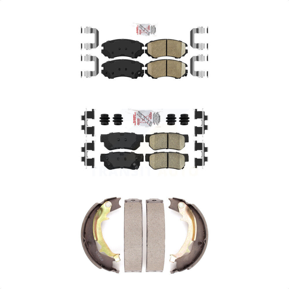 Ceramic Disc Brake Pads Front Rear Kit For Hyundai Tucson Kia Sportage