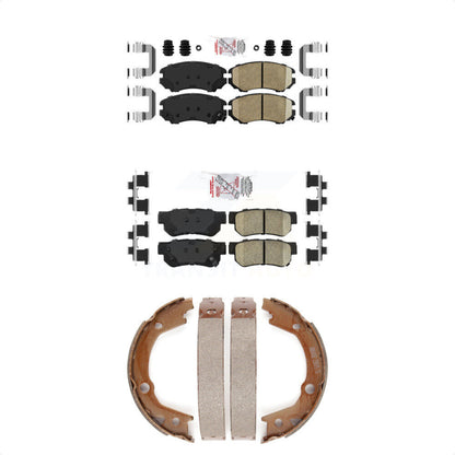 Ceramic Disc Brake Pads Front Rear Kit For Hyundai Elantra Tucson Kia Sportage