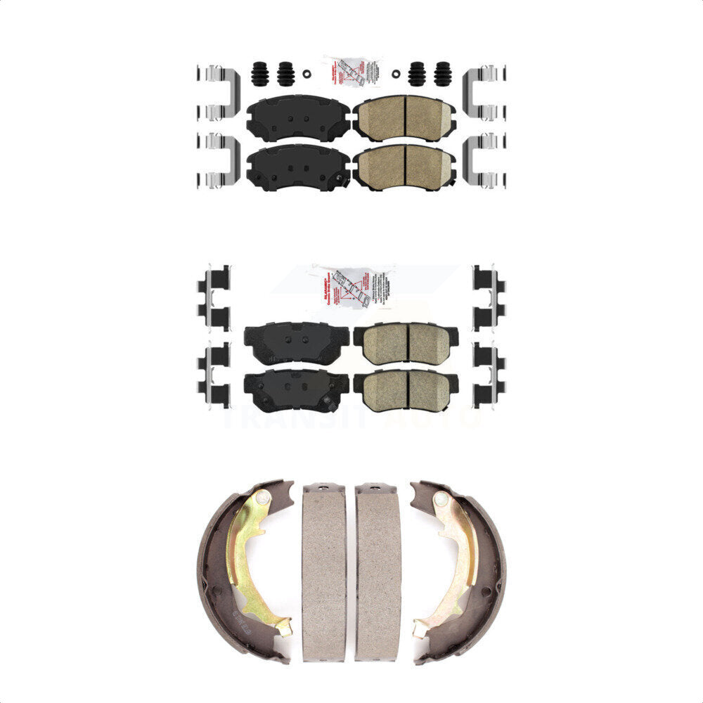Ceramic Disc Brake Pads Front Rear Kit For Hyundai Tucson Kia Sportage