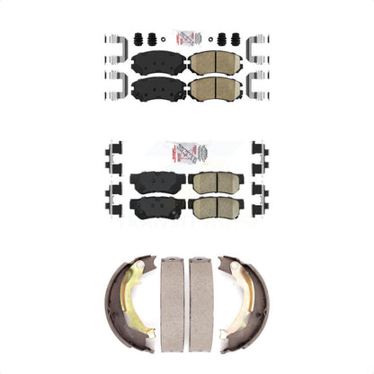 Ceramic Disc Brake Pads Front Rear Kit For Hyundai Tucson Kia Sportage