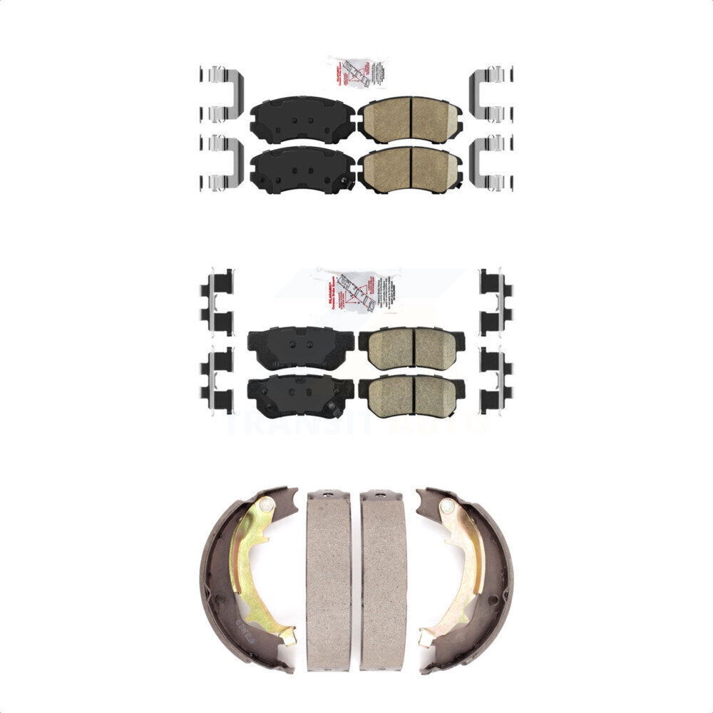 Ceramic Disc Brake Pads Front Rear Kit For Hyundai Tucson Kia Sportage