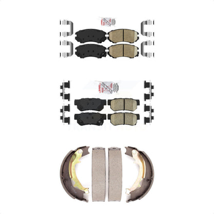 Ceramic Disc Brake Pads Front Rear Kit For Hyundai Tucson Kia Sportage