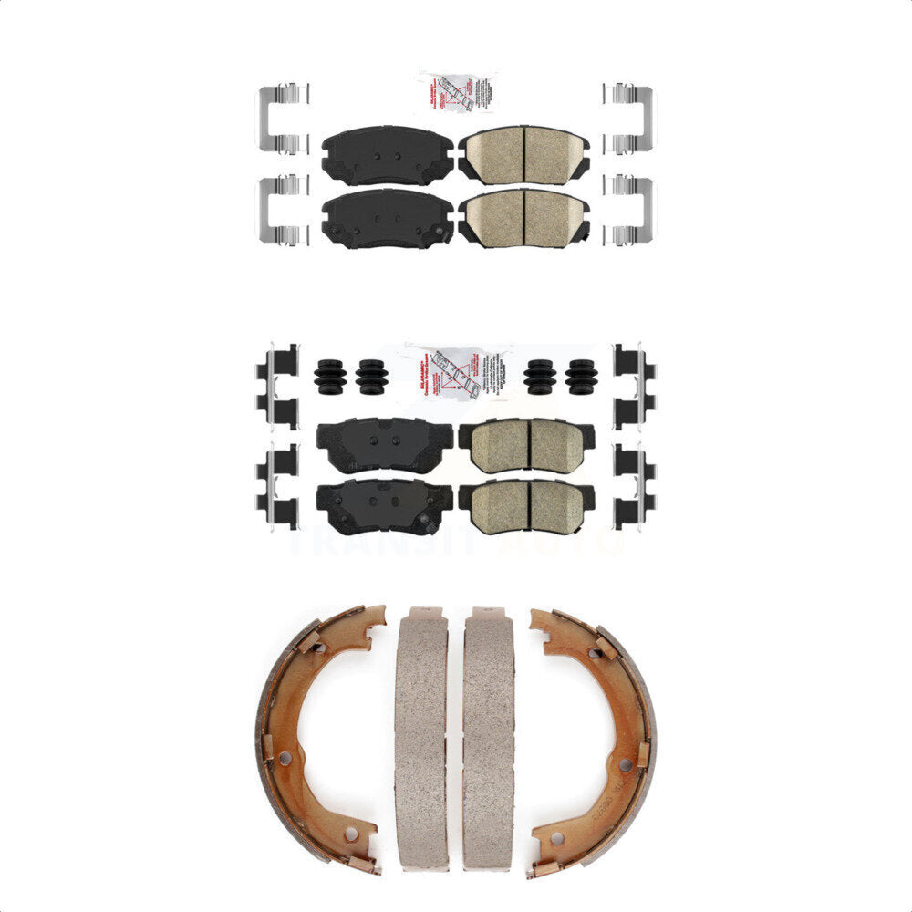 Ceramic Disc Brake Pads Front Rear Kit For Hyundai Azera