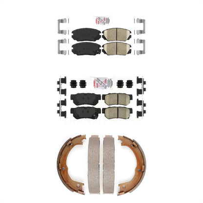 Ceramic Disc Brake Pads Front Rear Kit For Hyundai Azera