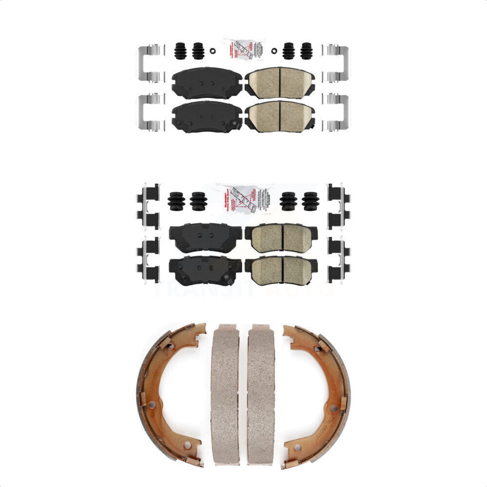 Ceramic Disc Brake Pads Front Rear Kit For Hyundai Azera