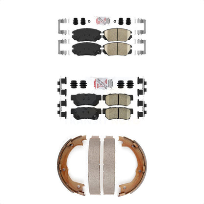 Ceramic Disc Brake Pads Front Rear Kit For Hyundai Azera