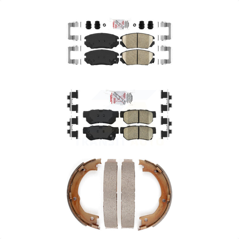 Ceramic Disc Brake Pads Front Rear Kit For Hyundai Azera