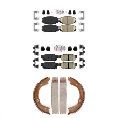 Ceramic Disc Brake Pads Front Rear Kit For Hyundai Sonata