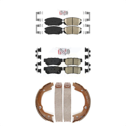 Ceramic Disc Brake Pads Front Rear Kit For Hyundai Sonata