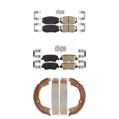 Ceramic Disc Brake Pads Front Rear Kit For Hyundai Sonata
