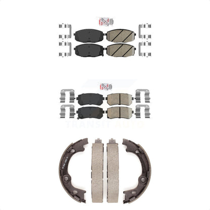 Ceramic Disc Brake Pads Front Rear Kit For Hyundai Elantra