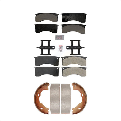 Semi-Metallic Disc Brake Pads Front Rear Kit For GMC Chevrolet C5500 Kodiak