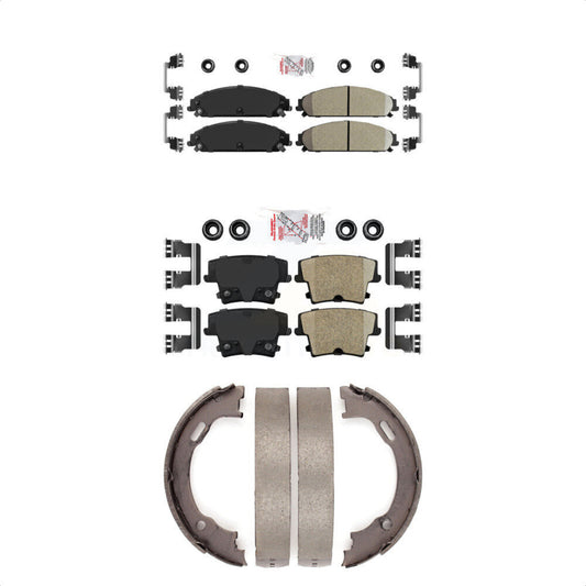 Ceramic Disc Brake Pads Front Rear Kit For Dodge Chrysler 300 Charger Challenger