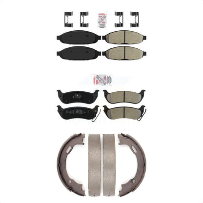 Semi-Metallic Disc Brake Pads Front Rear Kit For 2004-2008 Chrysler Pacifica