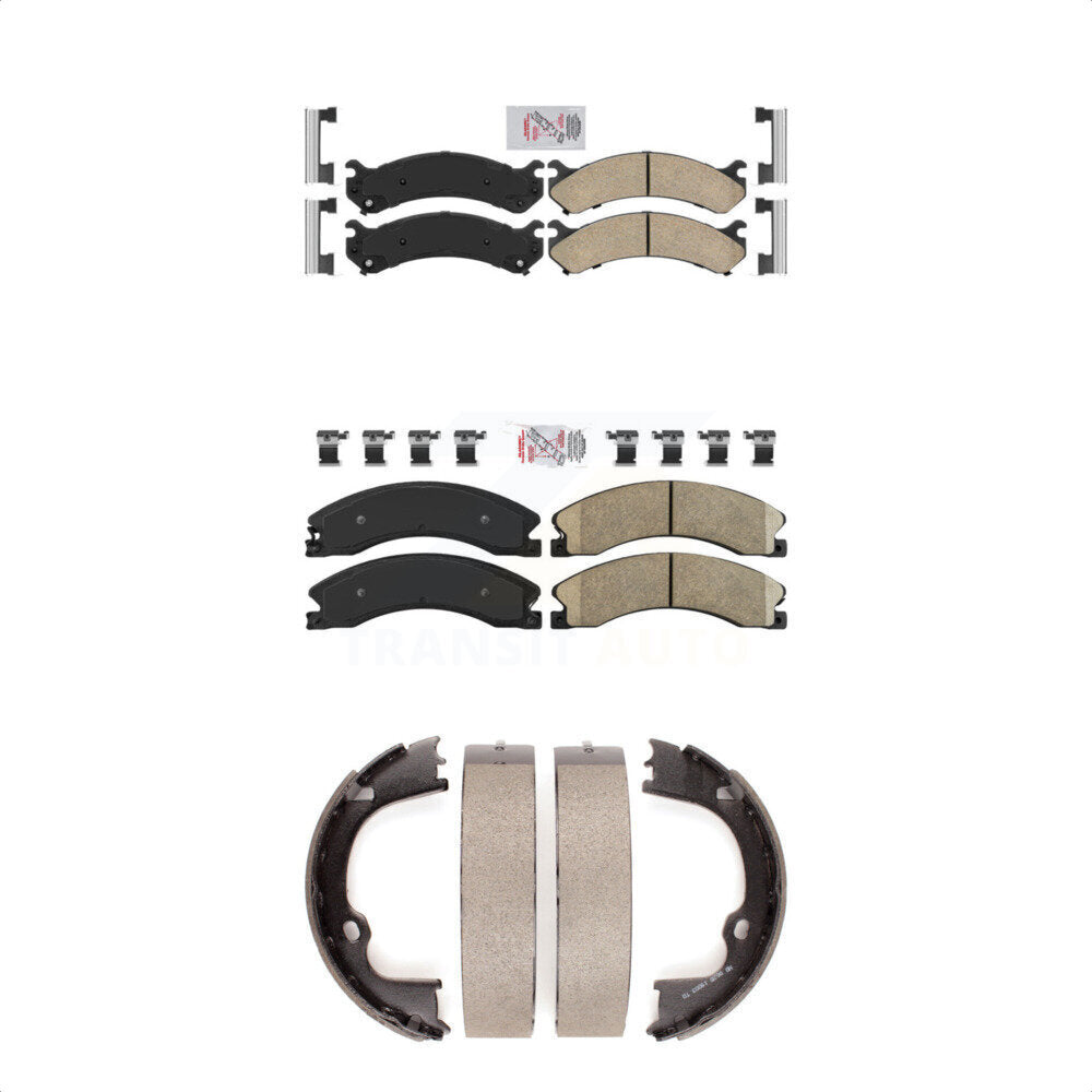 Ceramic Disc Brake Pads Front Rear Kit For GMC Savana 3500 With Dual Wheels