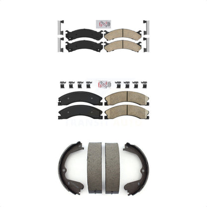 Ceramic Disc Brake Pads Front Rear Kit For Chevrolet Express 3500 GMC Savana