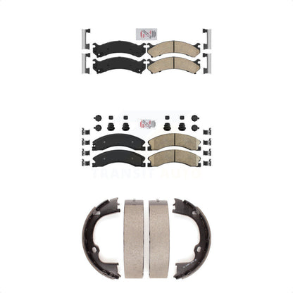 Ceramic Disc Brake Pads Front Rear Kit For GMC Savana 3500 With Dual Wheels