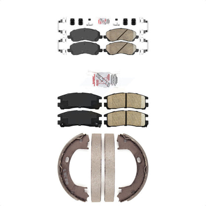Ceramic Disc Brake Pads Front Rear Kit For Mitsubishi Eclipse Dodge Stratus