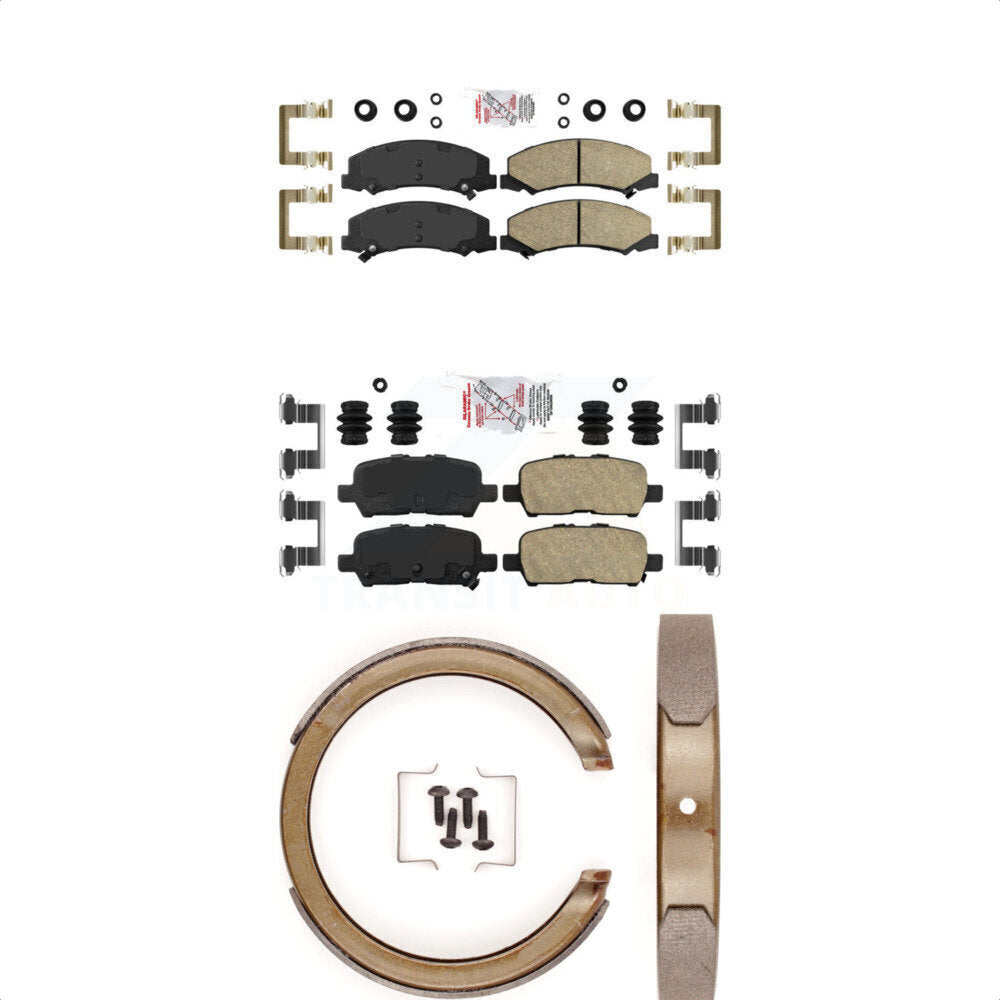 Ceramic Disc Brake Pads Front Rear Kit For Chevrolet Impala