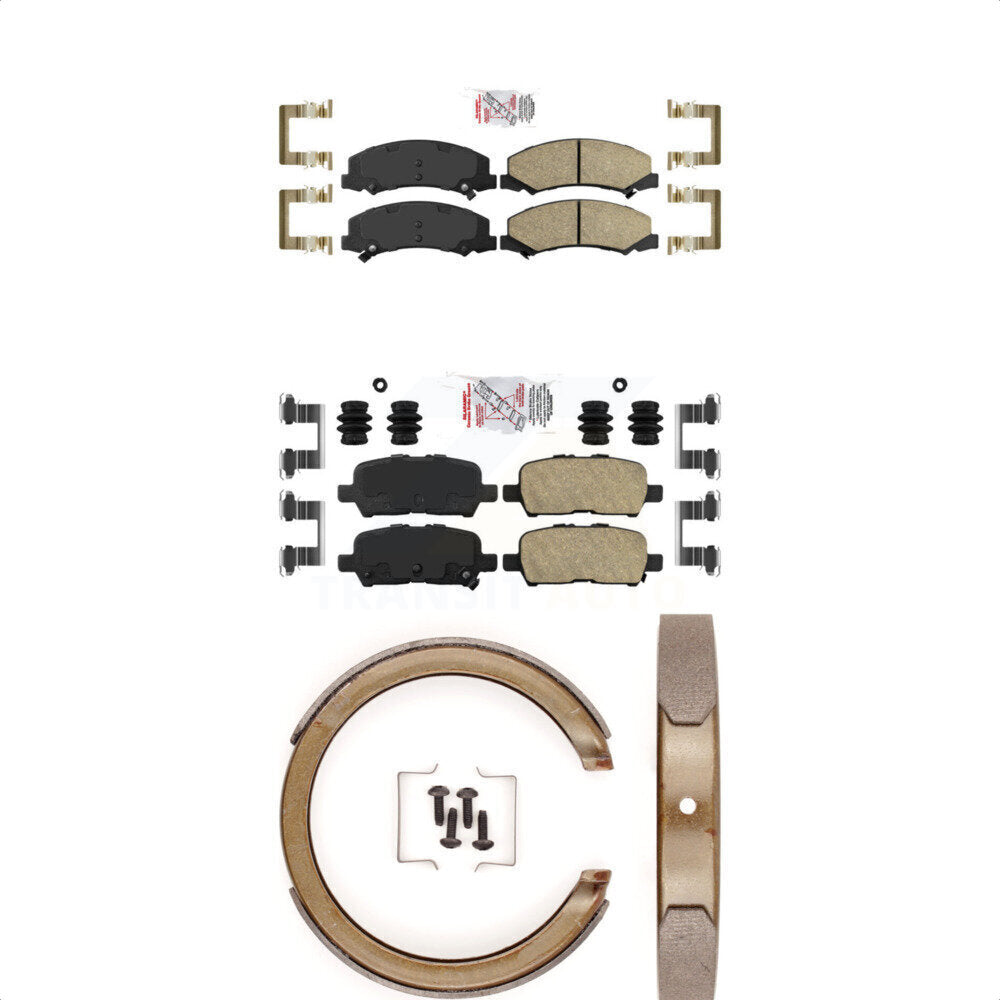 Ceramic Disc Brake Pads Front Rear Kit For Chevrolet Impala
