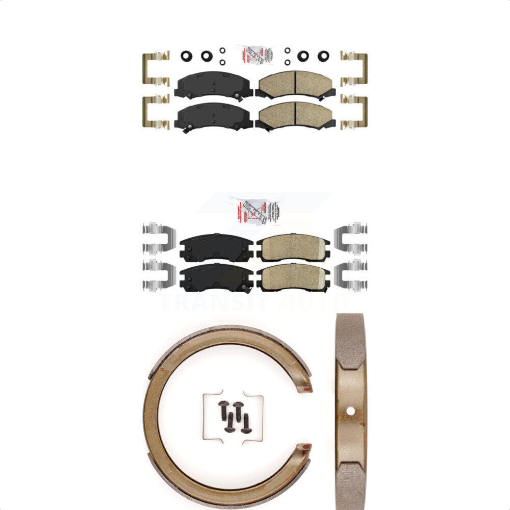 Ceramic Disc Brake Pads Front Rear Kit For Chevrolet Impala Monte Carlo
