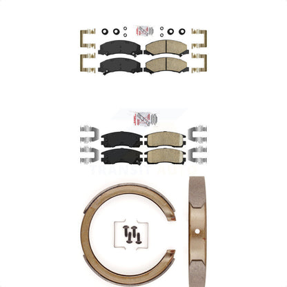 Ceramic Disc Brake Pads Front Rear Kit For Chevrolet Impala Monte Carlo
