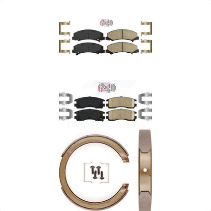 Ceramic Disc Brake Pads Front Rear Kit For Chevrolet Impala Monte Carlo