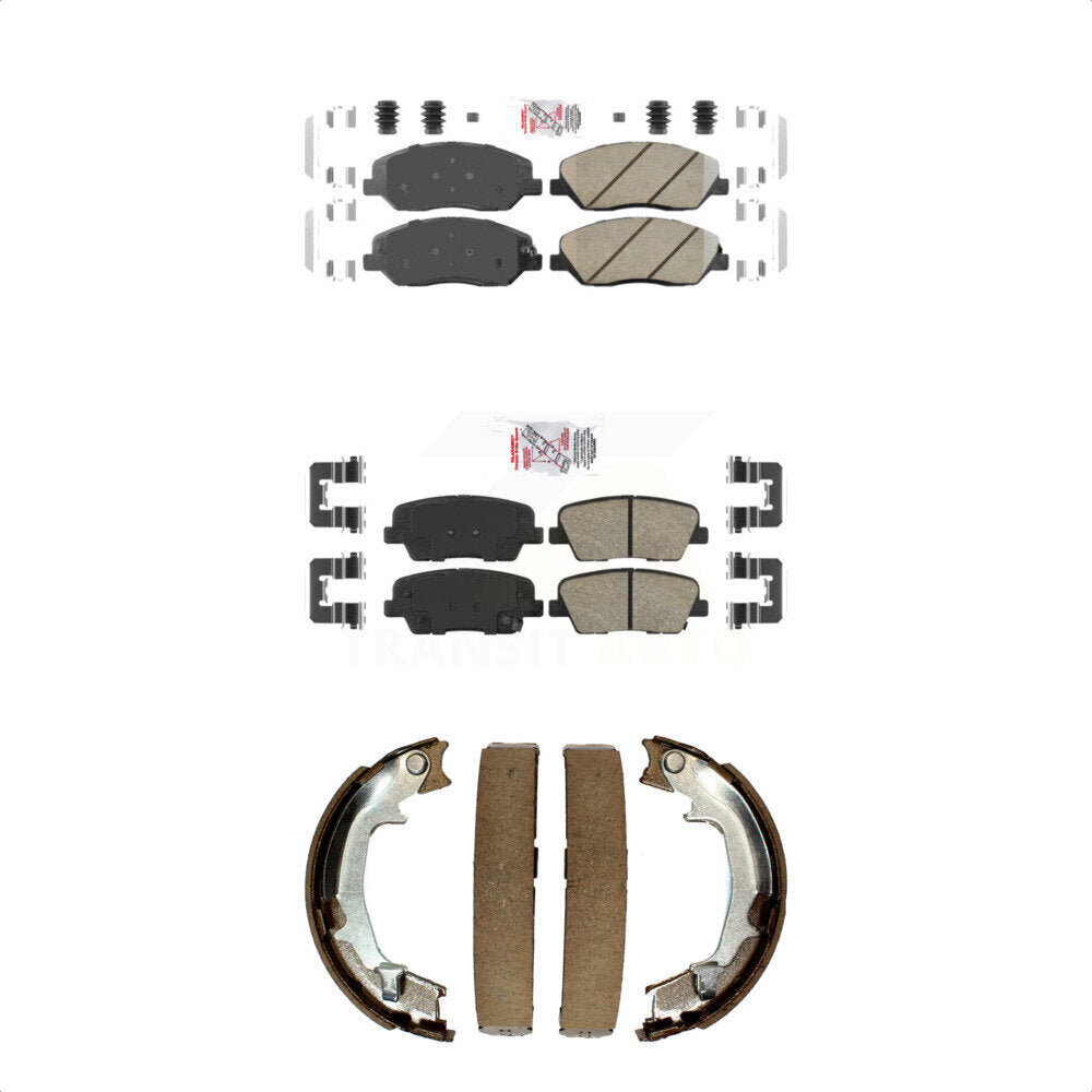 Ceramic Disc Brake Pads Front Rear Kit For Kia Sedona Hyundai Entourage