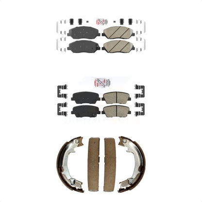 Ceramic Disc Brake Pads Front Rear Kit For Kia Sedona Hyundai Entourage