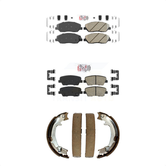 Ceramic Disc Brake Pads Front Rear Kit For Kia Sedona Hyundai Entourage