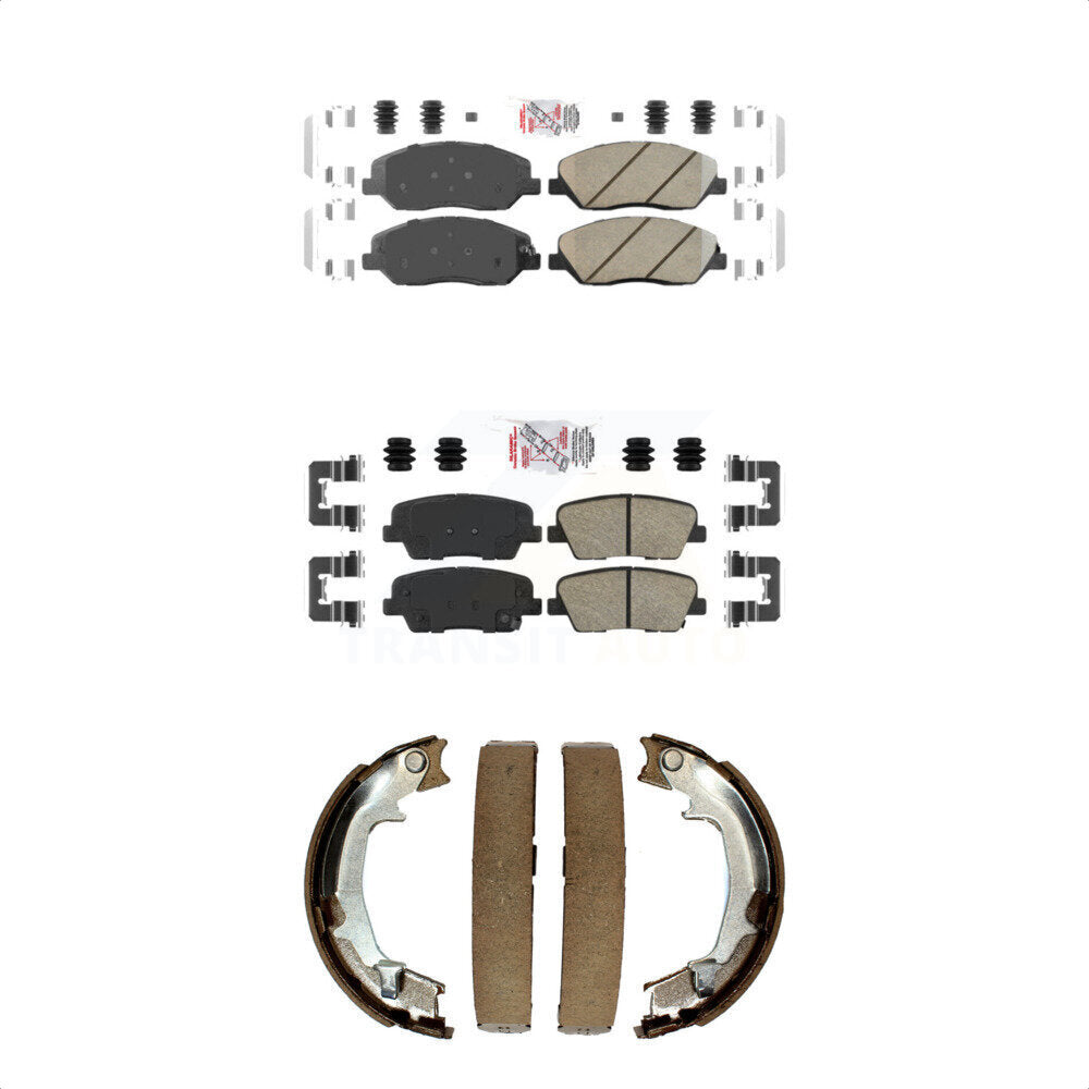 Ceramic Disc Brake Pads Front Rear Kit For Kia Sedona Hyundai Entourage