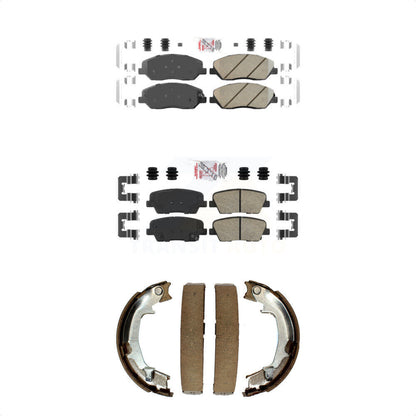 Ceramic Disc Brake Pads Front Rear Kit For Kia Sedona Hyundai Entourage