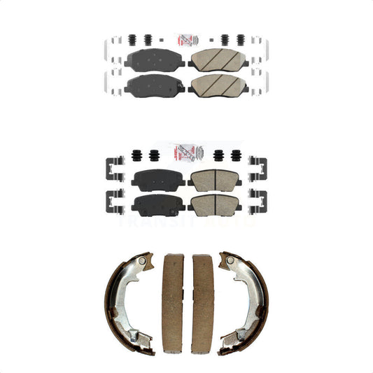 Ceramic Disc Brake Pads Front Rear Kit For Kia Sedona Hyundai Entourage