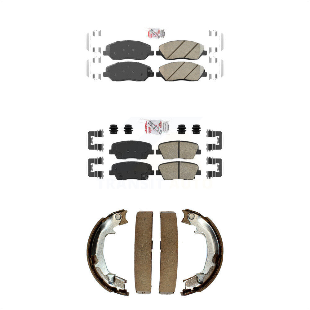 Ceramic Disc Brake Pads Front Rear Kit For Kia Sedona Hyundai Entourage