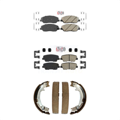 Ceramic Disc Brake Pads Front Rear Kit For Kia Sedona Hyundai Entourage