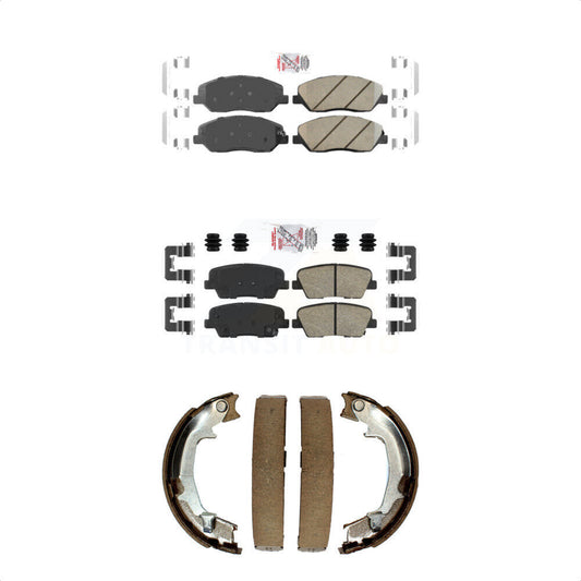Ceramic Disc Brake Pads Front Rear Kit For Kia Sedona Hyundai Entourage