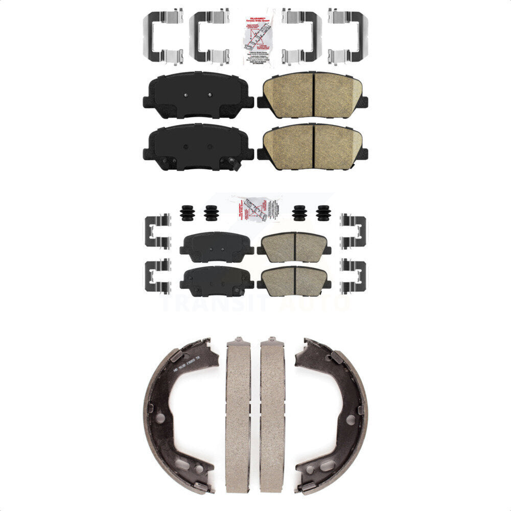 Ceramic Disc Brake Pads Front Rear Kit For Hyundai Genesis Coupe